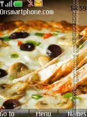 Yummy Pizza Theme-Screenshot