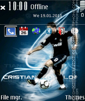 Cristiano Ronaldo 18 theme screenshot
