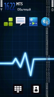 Скриншот темы Heart Rate