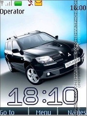 Mitsubishi outlander swf tema screenshot