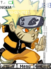 Capture d'écran Chibi Naruto 04 thème