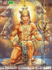 Скриншот темы Hanuman Avtar