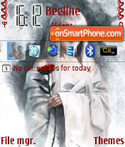 Girl tema screenshot