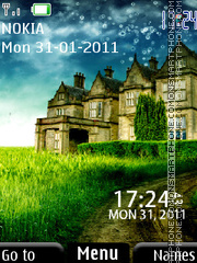 3d Nature Clock tema screenshot