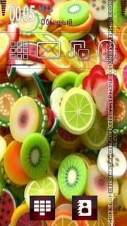 Fruits 07 tema screenshot