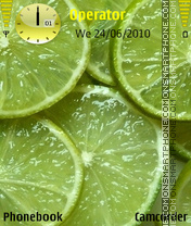 lime with coco tema screenshot