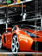 Lambo With Mp3 theme screenshot