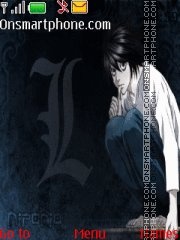 L Death Note tema screenshot