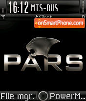 Pars theme screenshot