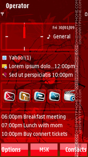 hearts tema screenshot