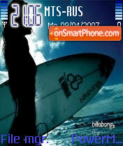 Billabong tema screenshot