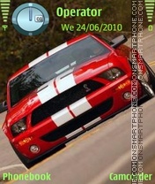 Capture d'écran Mustang-road thème