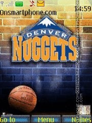 Denver Nuggets 01 theme screenshot