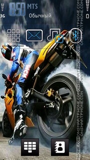 Biker 02 tema screenshot