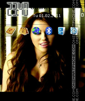 Miley Cyrus 17 theme screenshot