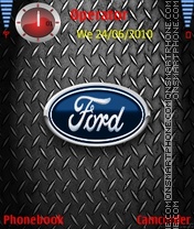 Ford Logo Metal Theme-Screenshot