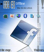 Скриншот темы Facebook 03