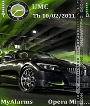 Скриншот темы BMW green