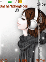 Music Girl 05 es el tema de pantalla
