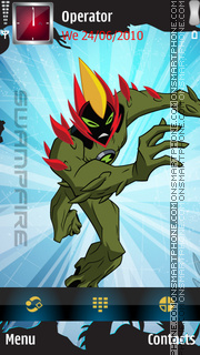 Swamp fire Ben10 tema screenshot