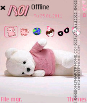 Teddy Bear 05 tema screenshot