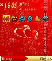 Valentines 03 es el tema de pantalla