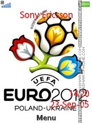 Euro 2012 theme screenshot