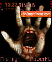 Scare tema screenshot