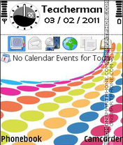 Colours tema screenshot