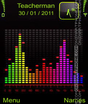 Colours Equilaizer tema screenshot