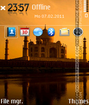 Taj mahal 05 tema screenshot