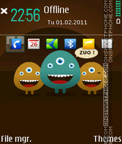 Скриншот темы ZUO 01
