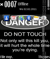 Danger 11 tema screenshot