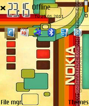 Nokia 7241 theme screenshot
