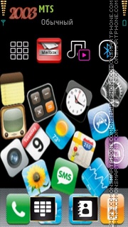 Iphone Icon es el tema de pantalla