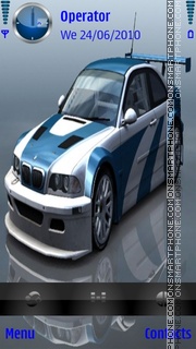 BMW m3 GTR tema screenshot