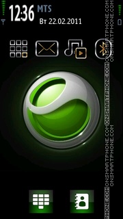 Walkmangreen theme screenshot