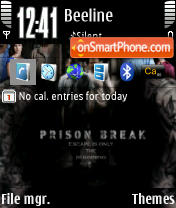 Скриншот темы Prison Break 2007