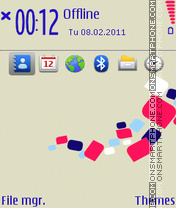 Скриншот темы Nokia developer