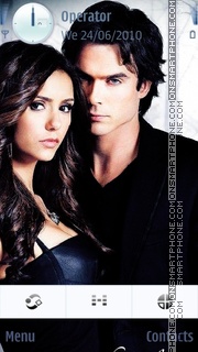 Скриншот темы The vampire diaries