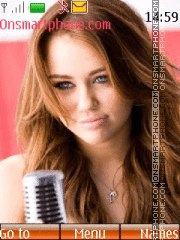 Miley Cyrus 19 theme screenshot