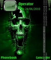 Nokia Theme - Greenskull tema screenshot