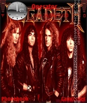 Megadeth theme screenshot