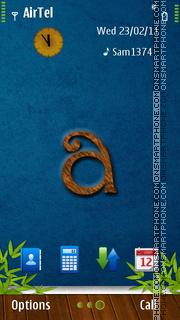 Alphabet A tema screenshot