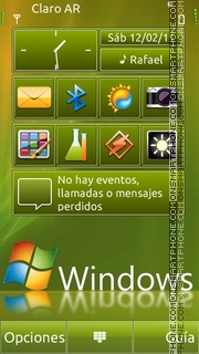Windows7 Theme es el tema de pantalla