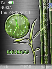 Bamboo es el tema de pantalla