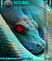 Snake tema screenshot