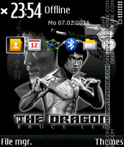 The dragon lee es el tema de pantalla