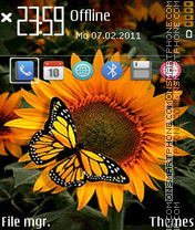Capture d'écran Sunflower 09 thème