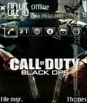 CoD Black Ops es el tema de pantalla